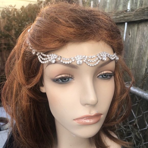Vintage Rhinestone Swag Hair Combs main image 9
